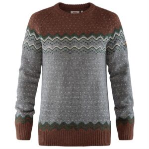 Fjällräven Ãvik Knit Sweater Mens, Autumn Leaf